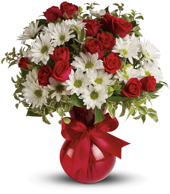 Red, White And You Bouquet